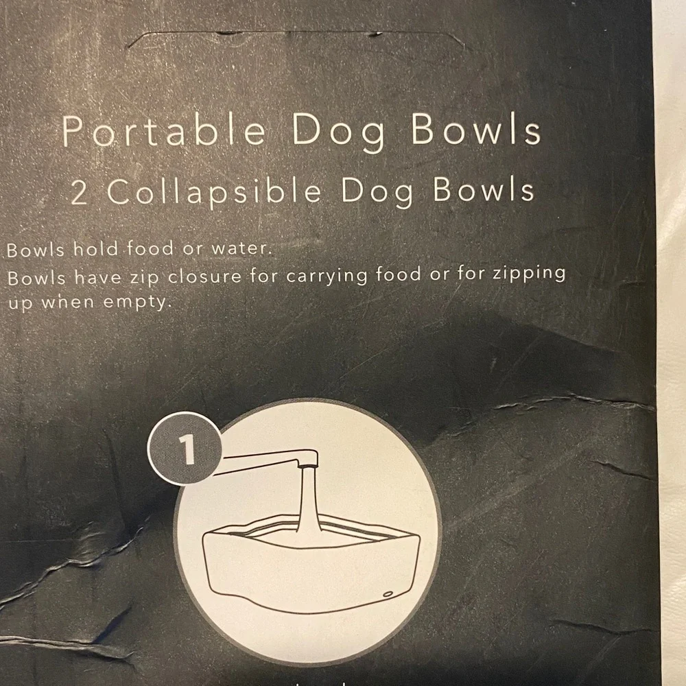 Portable Dog bowls